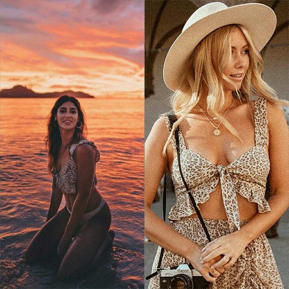 New spell designs frankie crop top cheetah S gypsy - Picture 4 of 14